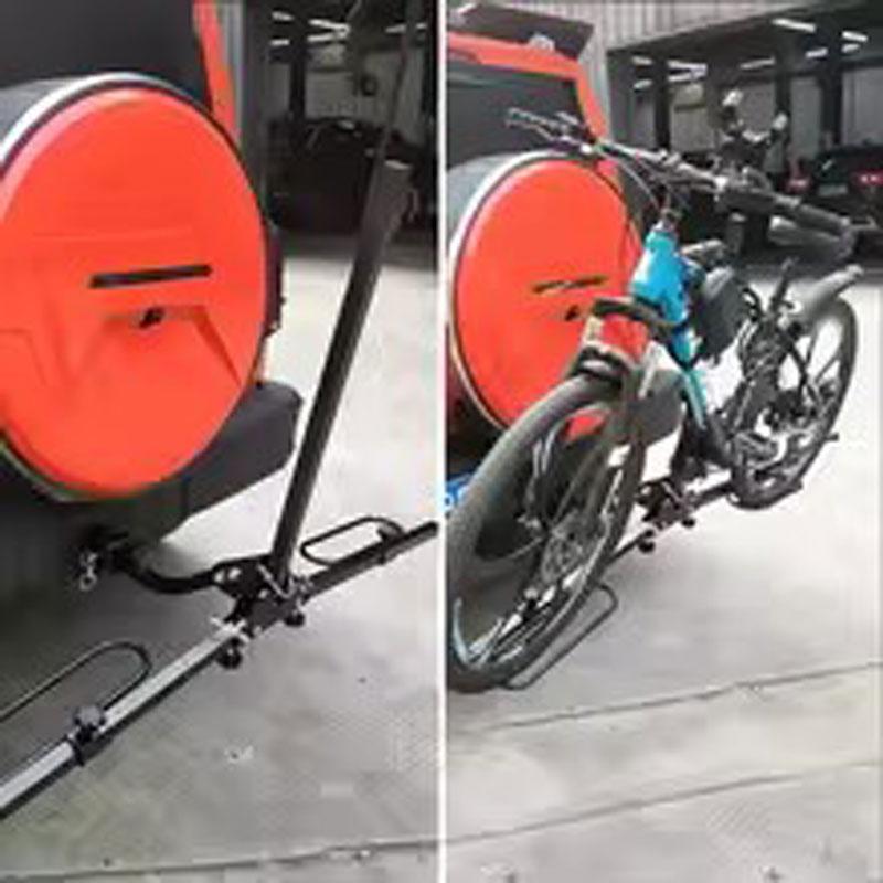 Car Mounted Bicycle Towing Frame Universal Rear Mounted Foldable Portable Suspension Mountain Bike Trailer Bicycle Support