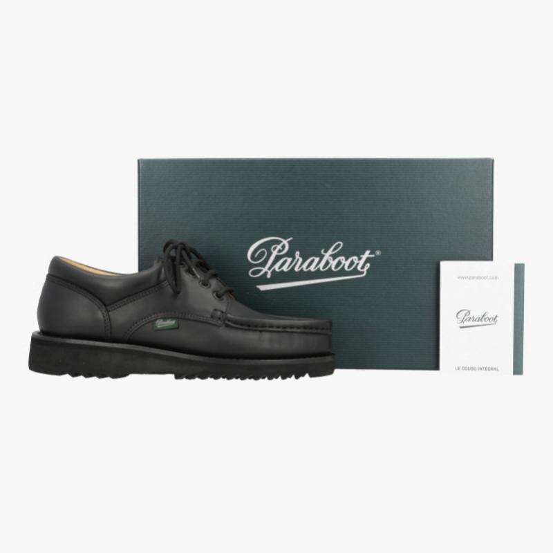Paraboot Noir Derby Loafer Shoes 7864 04