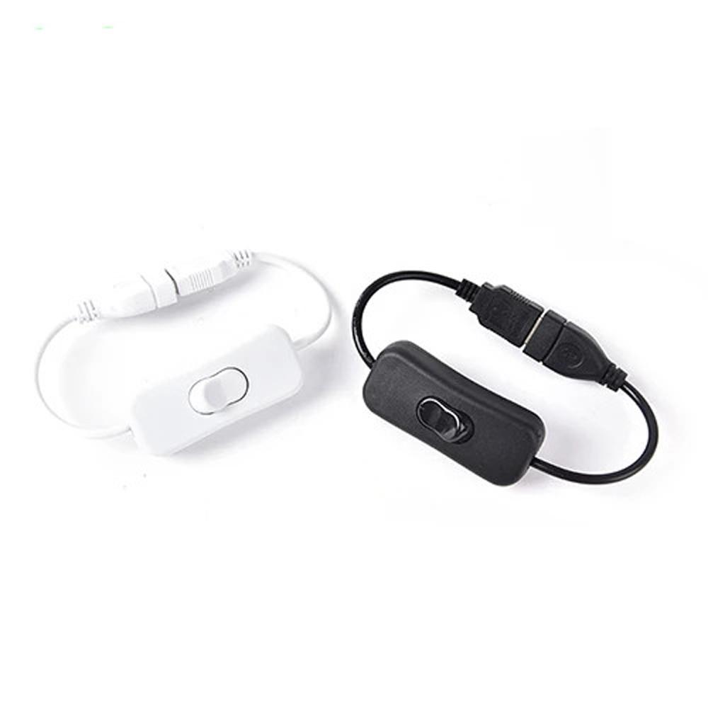 Power Supply 28cm USB Lamp USB Extension Cord USB Cable with Switch USB Adapter Male to Female