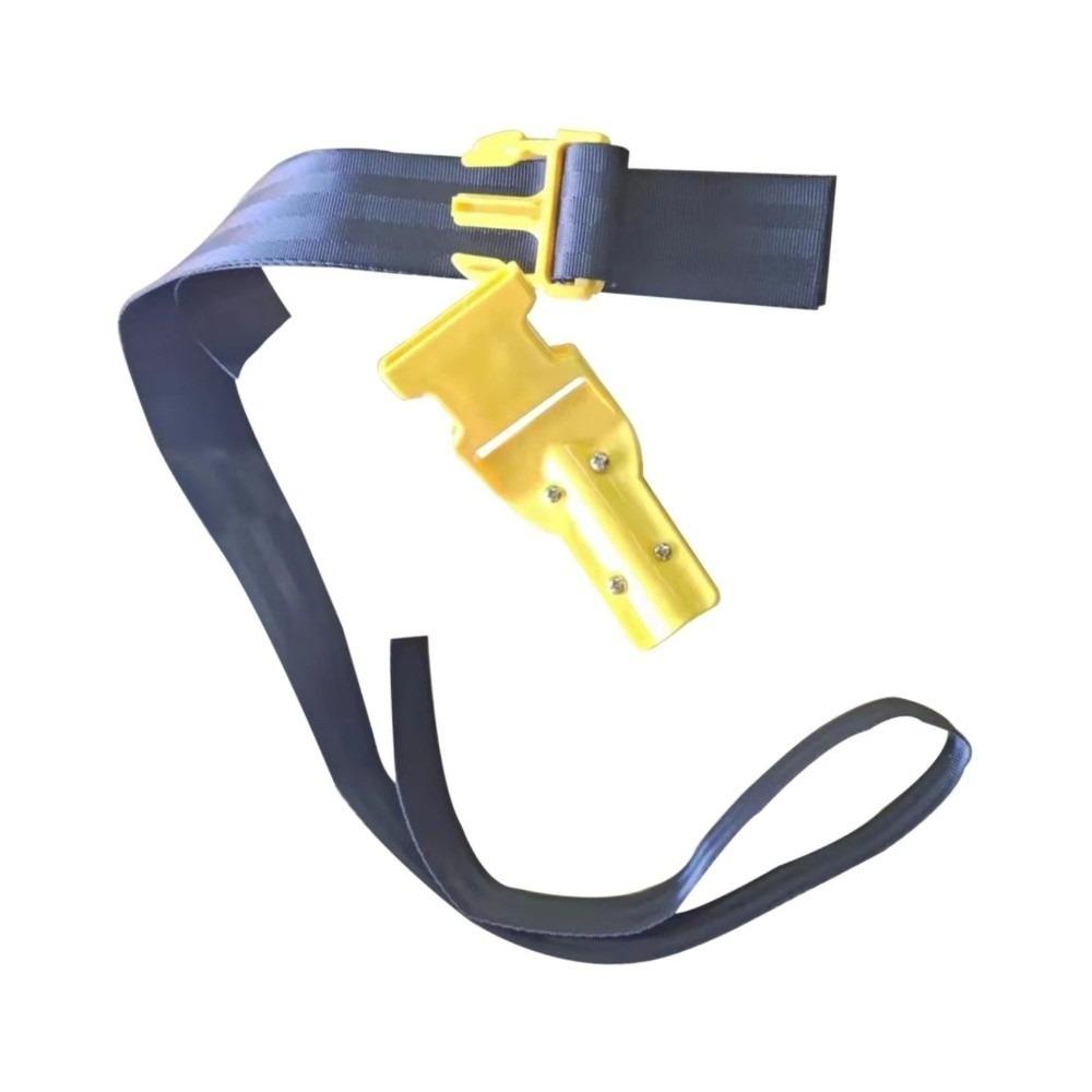 Adjustable Nylon Water Hose Strap Lightweight Pressure Washer Strap Sprayer Replacement Strap Black and Yellow