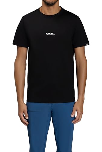 Mammut QD Logo Print T-Shirt, Asian Fit, Men s, AF Men s, 1017-02012, Black, PRT1