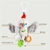 New Fun Kids Toys Rabbit Butterfly Parrot Penguin Car Hanging Toy Rattle Educational Holiday Celebration Gift for Thanksgiving, Christmas,Birthday