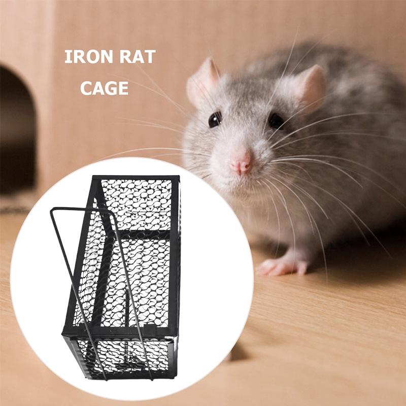 Automatic Iron Rat Mouse Trap Control Catcher Animal Rodent Mice Bait Cage