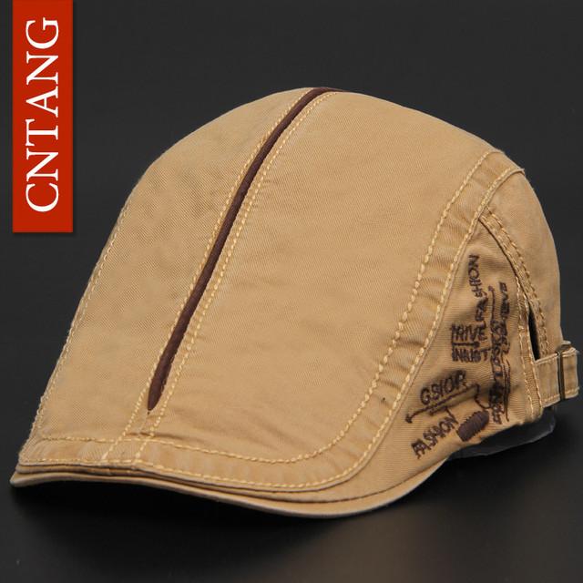 

Мужской берет модный хлопковый кепка с вышитыми буквами и боками, повседневная мягкая кепка в стиле ретро, литературная кепка, кепка водителя, береты с козырьком хаки