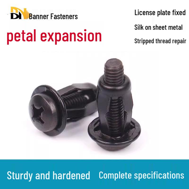 Petal Nut Expansion Screw for Wall Anchoring and Metal Fixing