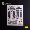 Reskit 1/32 F-4J Phantom II Interieur 3D-Abziehbild (für Tamiya) Plastikmodell-Abziehbild RSKK32029 (Flugzeug)