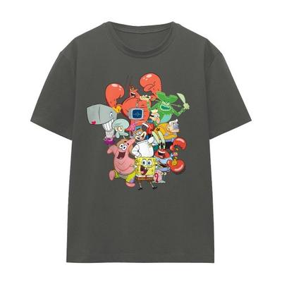 SpongeBob SquarePants Unisex Adult The Whole Gang T-Shirt