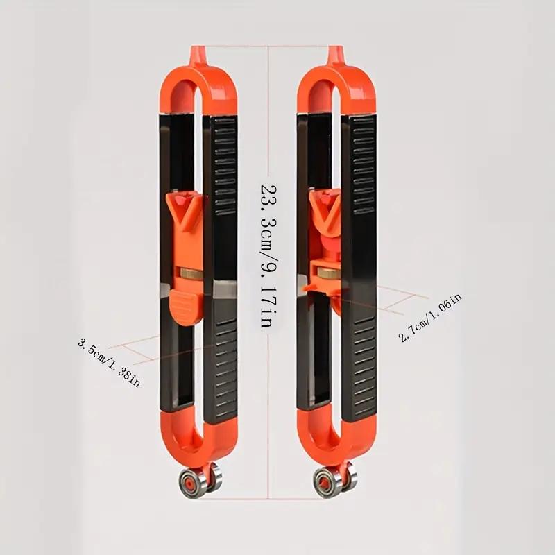 Multifunctional Woodworking Measuring Irregular Contour Marking Ruler Contour with Lock Adjustable Irregular Arc Precise Measurement Tool