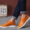 Herren Leder Freizeitschuhe Herren Sommer Bequeme Flache Schuhe Für Herren Trendige Sneaker Herren Schnürschuhe Oxfords Schuhe