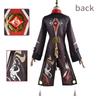 Genshin Hutao Impact Cosplay Costume Uniform Wig Cosplay  Hu Tao Halloween Hat