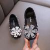 Autumn New Style Ladylike Baby Girl Children's Princess Rhinestone Single Shoes Leather Shoes Dance Performance Shoes
