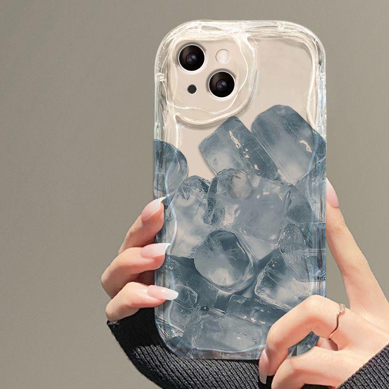 

Мягкий чехол Cool Ice Cube для iPhone 15/14 Pro Max, 13/12/11, XS/XR/X с полным покрытием iPhone 7/8/SE2/SE3