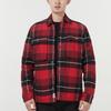 Timberland Plaid Warm Shirt Jacket Men Outerwear Red A44CC-CA2