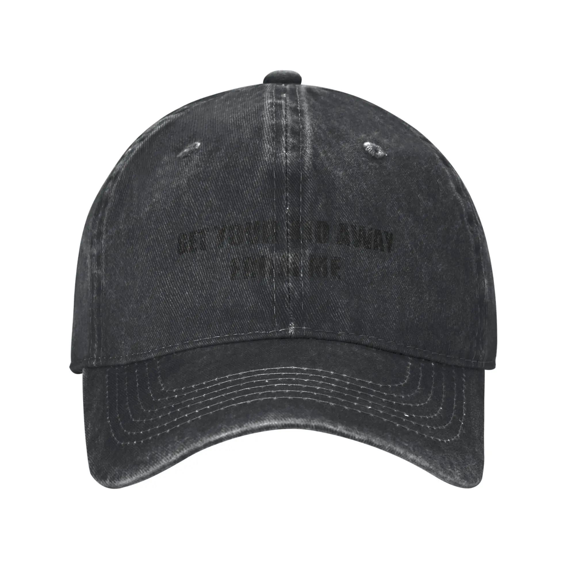 

Get Your Kid Away From Me Washed Baseball Cap Funny y2k Cute Sun Hip Hop Hats Summer Unisex Adult Running Hippie Snapback One Size