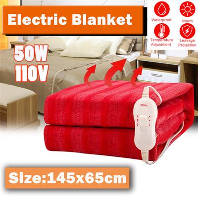 220V Blanket Throw Electric Heated Warm Winter MattressHeating+3 Gear Control US