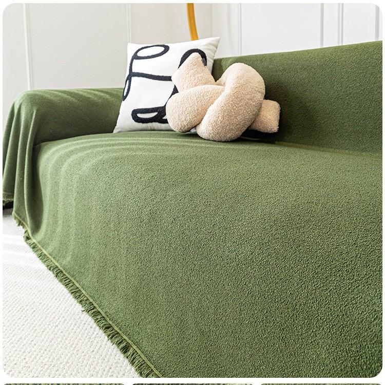 

Cream wind plush sofa cover cloth towel autumn and winter non-slip sofa cover all-inclusive high-end anti-cat scratch cushion blanket 180*130cm