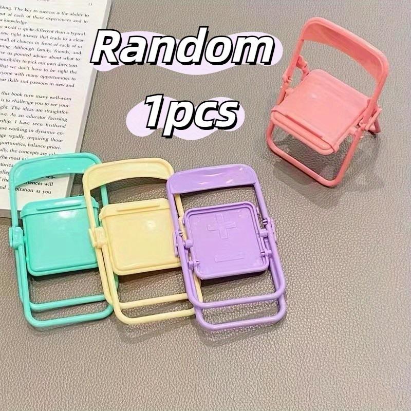 Portable Creative Desktop Mini Cell Phone Holder Desktop Chair Holder 4 Colours Adjustable Macaron Colour Holder