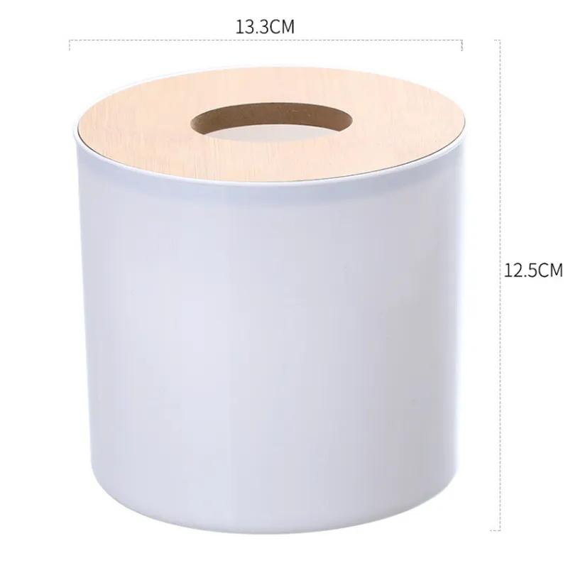 Wood Tissue Box Creative And Simple Living Room Home Paper Napkin Remote Control Storage Box Roll Paper Box Miscellaneous Storage Artifact