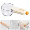 Rice Scoop with Sealing Clip Large Kitchen Measuring Spoon for Flour Grains Food-Grade Plastic Kitchen Scoop for Cereal Containers Pantry Organization