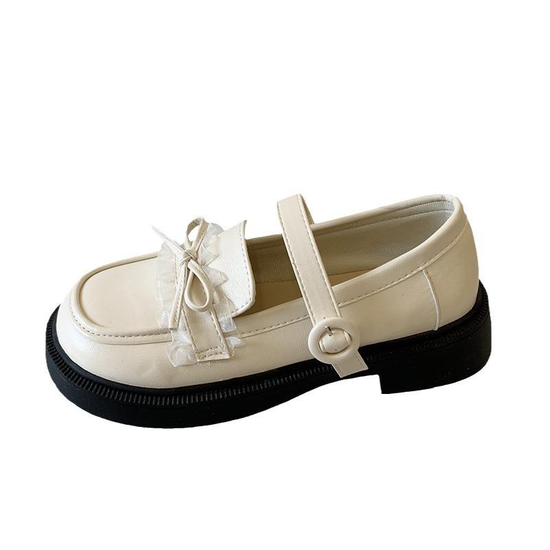 Mary Jane Small Leather Shoes Women'S Japanese Lolita With Skirt Platform Heightening Versatile Loafers
