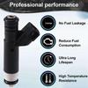 4-Color Plastic Fuel Injector Nozzle for Ford E-150/E-250 - Black