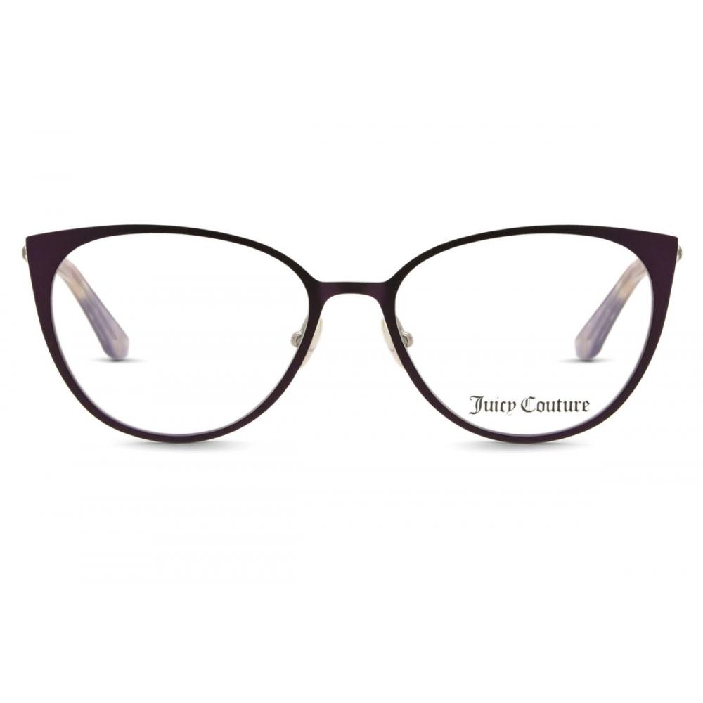 Juicy Couture Ju 221 1jz Women Eyeglasses Matte Purple Silver/51-16-135