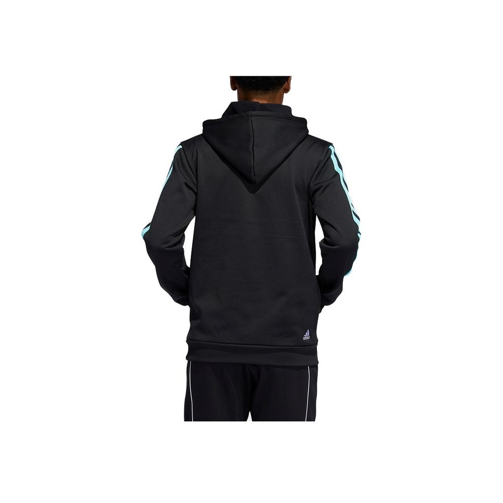 Adidas Trae Young Avatar Striped Hoodie Men Tops Black HB3125