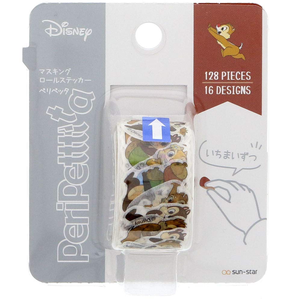 

Канцелярские товары Sunstar Disney Наклейка в рулоне Peripetta Чип Дейл S4834275 &