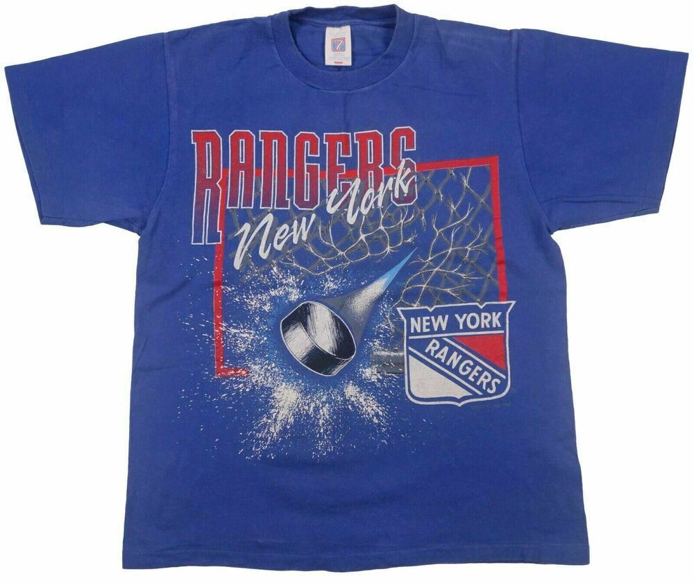 

Винтажная хоккейная футболка унисекс York Rangers Ny Nhl 90S 1992 с логотипом 7