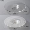 Simplicity Glass Dinner Plate Transparent Dim Sum Plate Pasta Salad Plate Thick Soup Plates Molecular Cuisine Creative Tableware