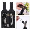 Wine Bottle Accessory Corkscrew Opener Bottle-Shaped Holder Personalize