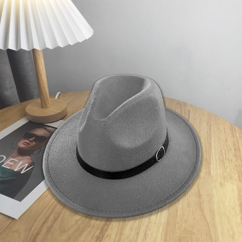 Hat Men's and Women's Felt Hat Fashion Personality Size Bull Head Jazz Hat Mongolian Tibetan Western Riding Sun Hat