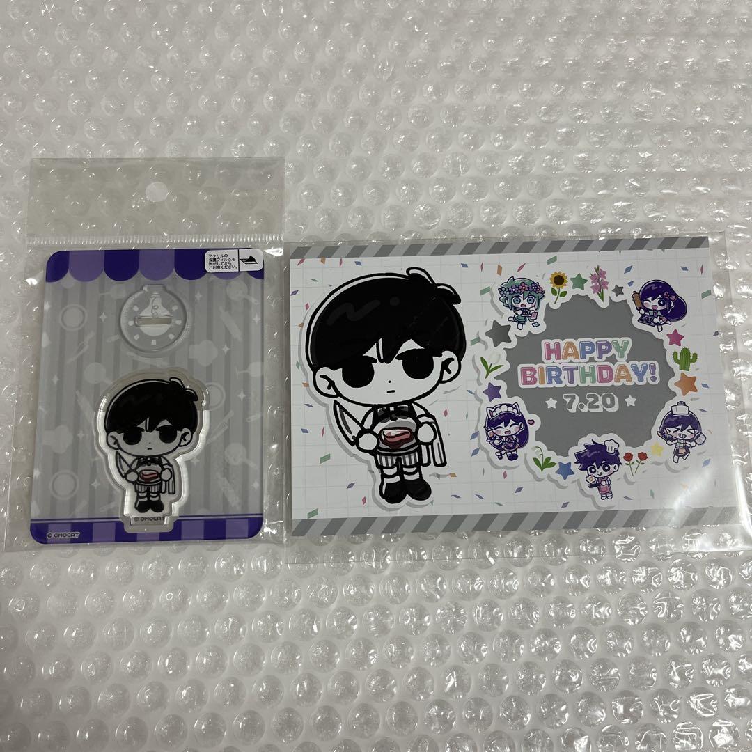 

[USED] OMORI Cafe Acrylic Stand Postcard Weight