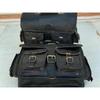 Leather 2 Luggage  Black Bags Motorcycle Side Saddlebags Pouch