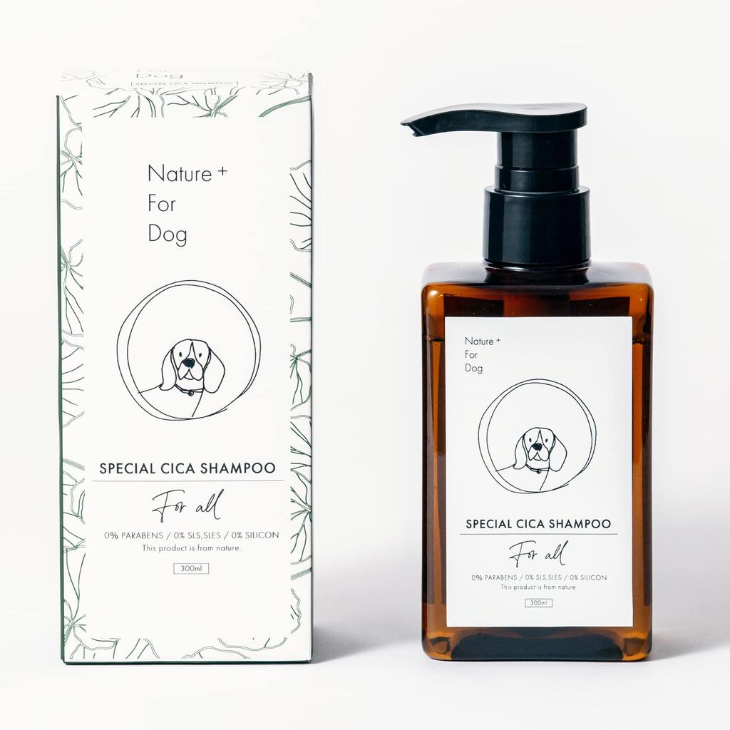Kutya Kutya Sampon Szintetikus Természetes Összetevőkkel Minden Nature+ Adalékanyagmentes CICA, 300ml, Felületaktív anyag-mentes, Növényi alapú (Folyadék - Kutyák)