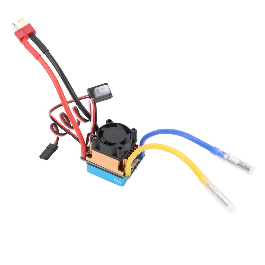 480A Brushed Speed Controller 3 Modes Multiple Protection ESC Waterproof ESC for 110 RC Car