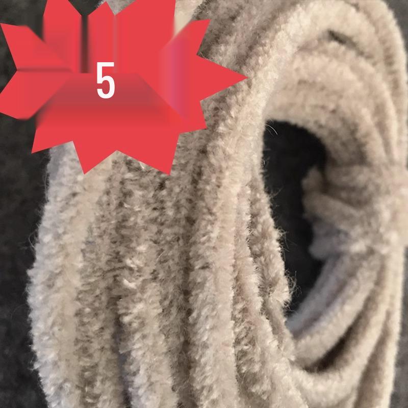 Chibi Maruko-chan Colorful 6mm Wool Chenille Stems for DIY Dragon Doll & Bouquet Crafting
