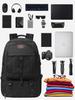 Men's Extra Large Expandable Travel Backpack with Multi-Compartment Storage