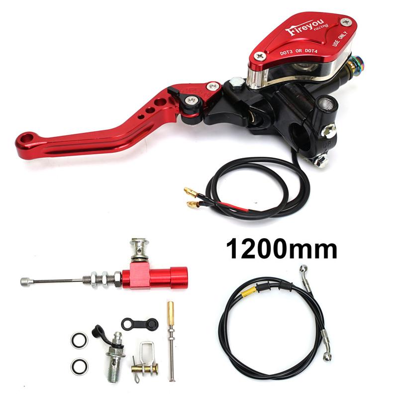 Universal 12.7mm Motorcycle Hydraulic Clutch Kit wIth Lever for Honda Yamaha Kawasaki Suzuki Motos Embrague Repair Accessories