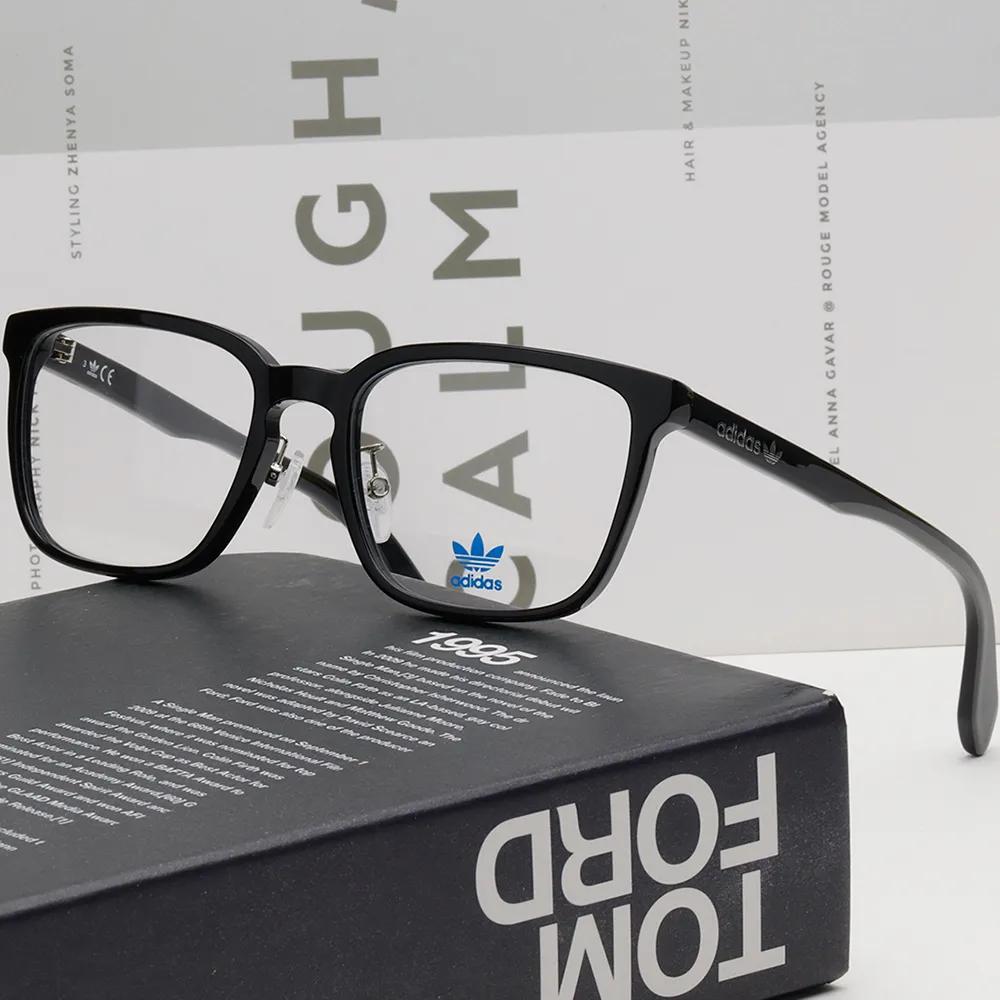 adidas Eyeglass Frames OR5015H 001 Men's & Women's Fashion Square Horn-rimmed