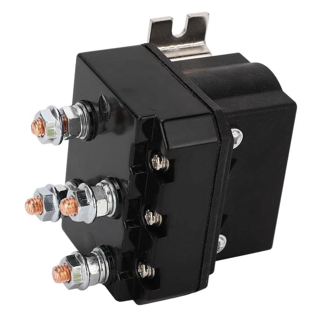 Electric Winch Relay 250A ABS Housing Waterproof Copper Contact Brass Coil Winch Relay Contactor 12V