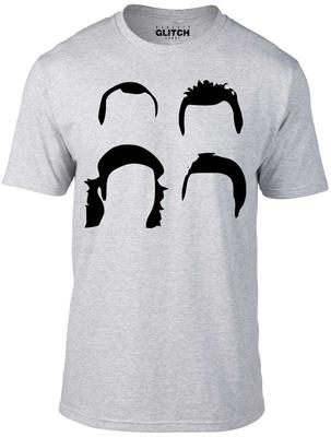 Onpraktische Haarlijnen T-shirt - Grappig t-shirt q retro Sal comedy Jo grap murr