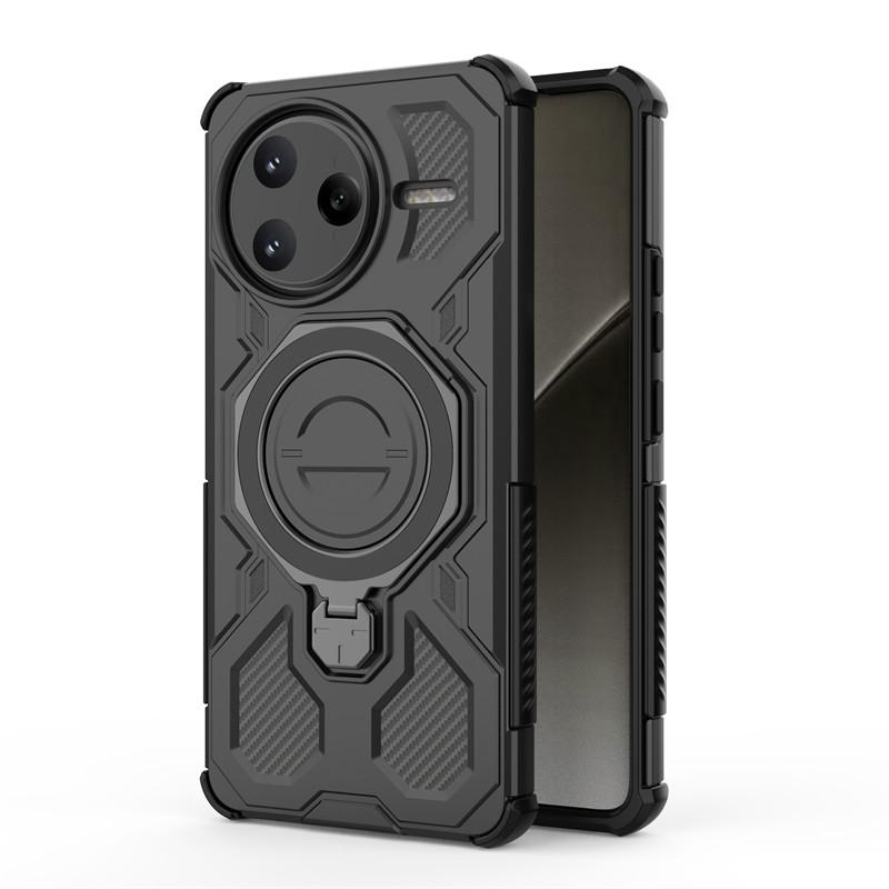 

Для Xiaomi Redmi K80 Pro Чехол Redmi K80 Крышка Держатель Магнитный Беспроводная Зарядка Щит Защитный Чехол для Телефона Redmi K80 Pro Funda Redmi K80 Pro