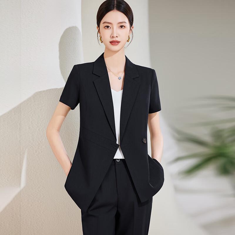 Women's Short-Sleeve Business Suit Set
