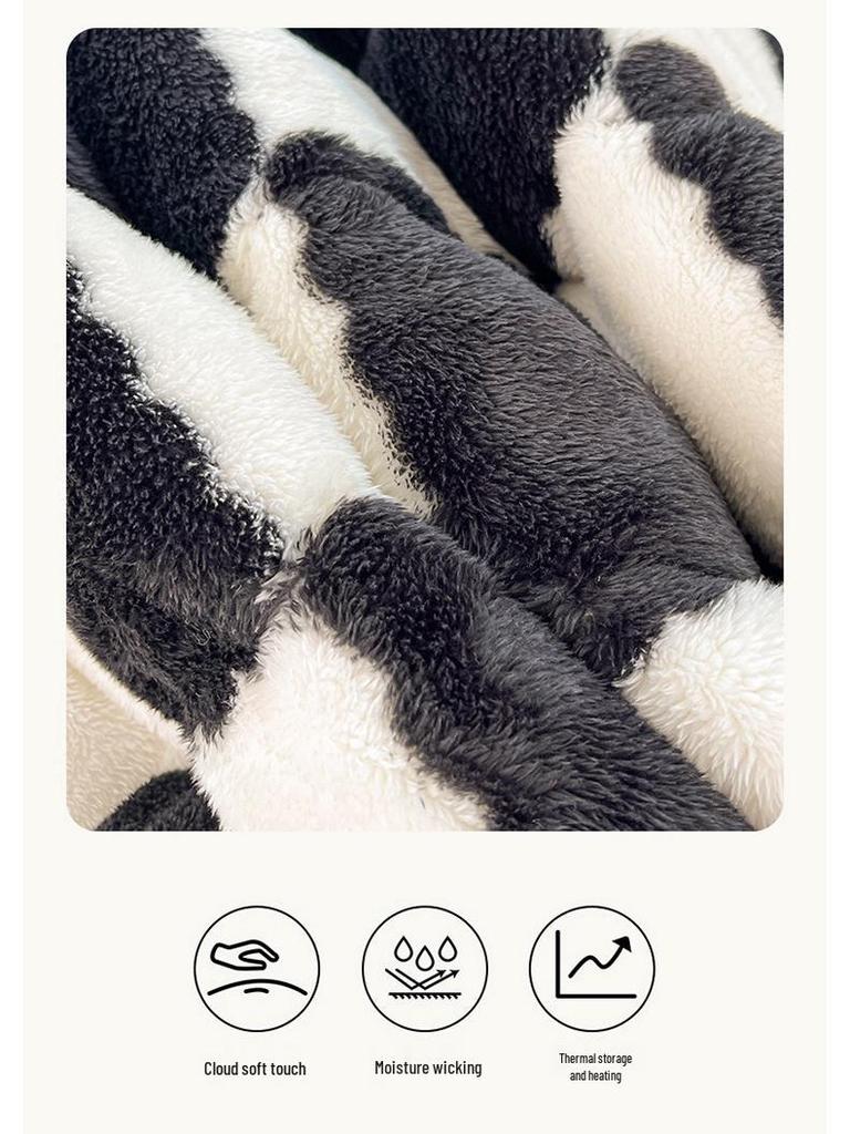 Thickened Coral Fleece Winter Mattress Pad for Dorms and Rentals