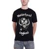 Motorhead Unisex Erwachsenen England Rückendruck T-Shirt