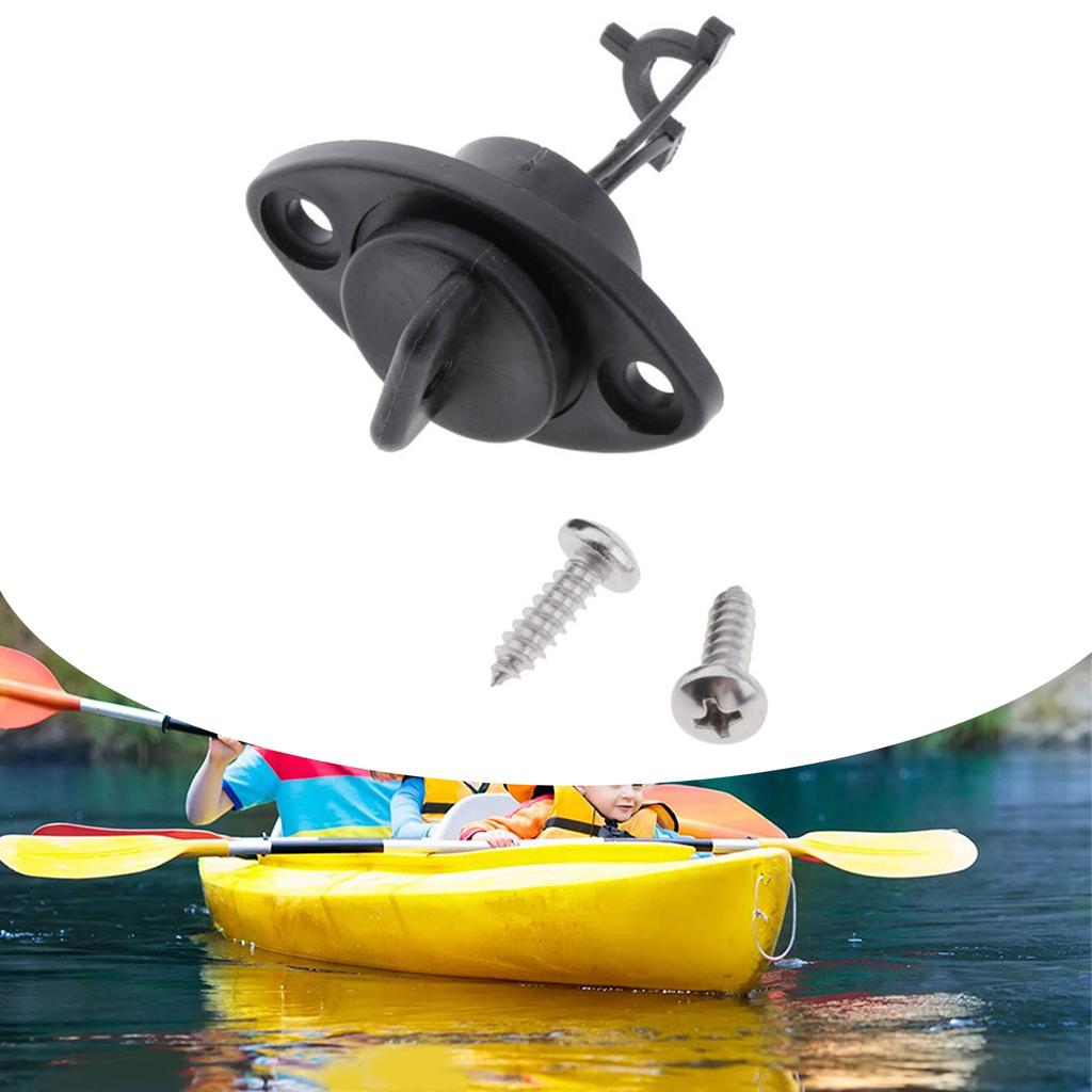 Suitable for Marine Drain Plug Stern Wire Plug Bilge Sewage Outlet Kayak Rubber Boat Drain Valve Replacement Repair Part
