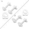 1Pair Household Easy Installation Universal Fixing Screws Bathroom Nut Bolts Toilet Seat Hinges