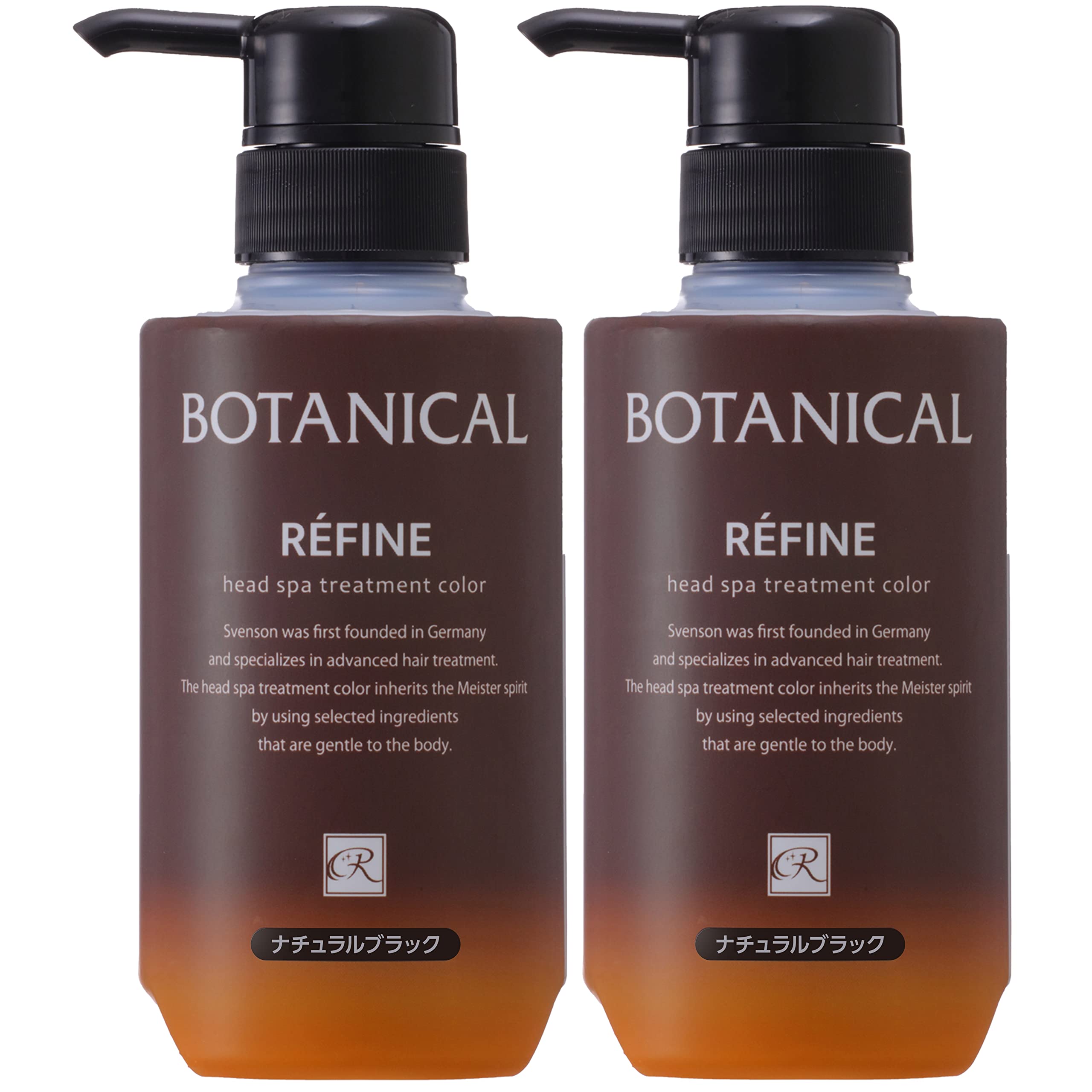 

серый Refine Head Spa Color Treatment R4 300 г Гипоаллергенный натуральный [Для волос] Не содержит диамина (2 шт., черный)