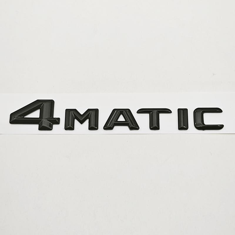 3D ABS Car Letters Logo C200 C250 C260 4MATIC Rear Trunk Badge Emblem Sticker For Mercedes Benz C Class W206 Tail Accessories IL1